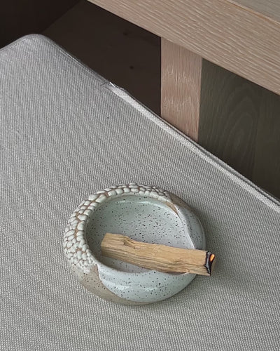 Femme Sole Ceramics  Ember Plate - White Stoneware